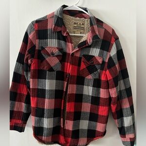 BEAR river workwear brand checkered medium flannel